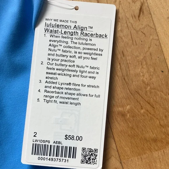 Bundle of 3 NWT Lululemon tops - Picture 2 of 4